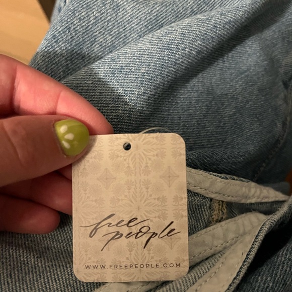 Free People Kansas High Roller Denim Jumpsuit - Picture 6 of 6